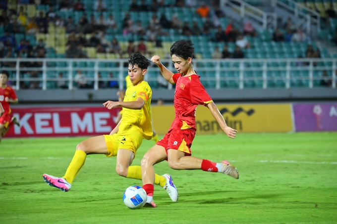 Các tuyển thủ U17 Việt Nam đã có trận thắng áp đảo 3-0 trước Malaysia ở chung kết - Ảnh: CTV 