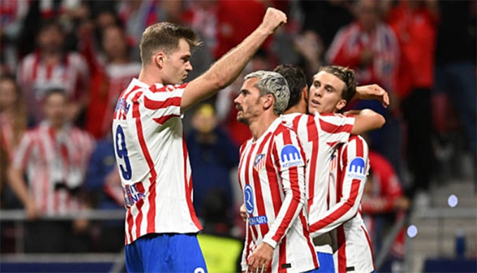 Atletico chấm dứt mạch trận toàn thua bằng chiến thắng nghẹt thở trước Bilbao