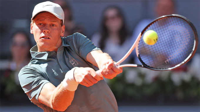 Sinner nối dài chuỗi thắng lên 24 trận liên tiếp tại các giải Masters. Ảnh: ATP