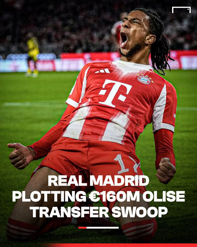 Real sẵn sàng cho 160 triệu euro cho Olise - Ảnh: Goal