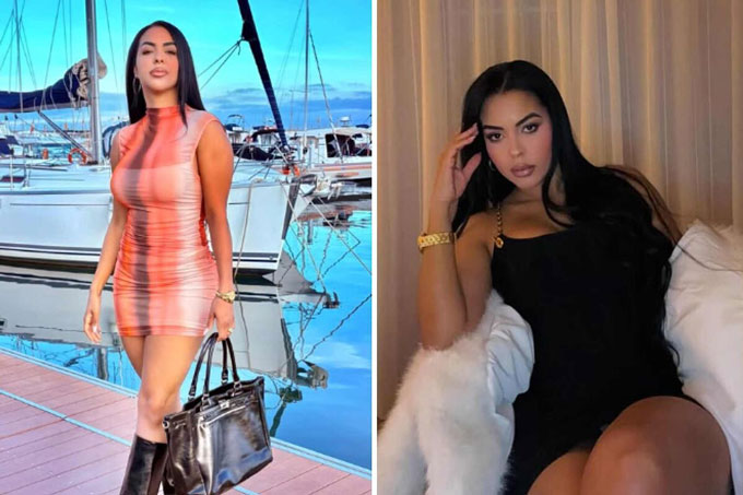 Victoria Cantero (phải) có ngoại hình giống Georgina