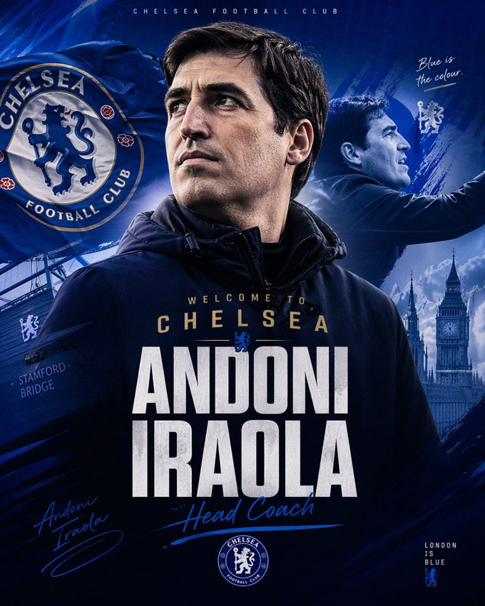 Iraola là ứng viên thứ 3 làm HLV Chelsea mùa tới - Ảnh: MaxFSport