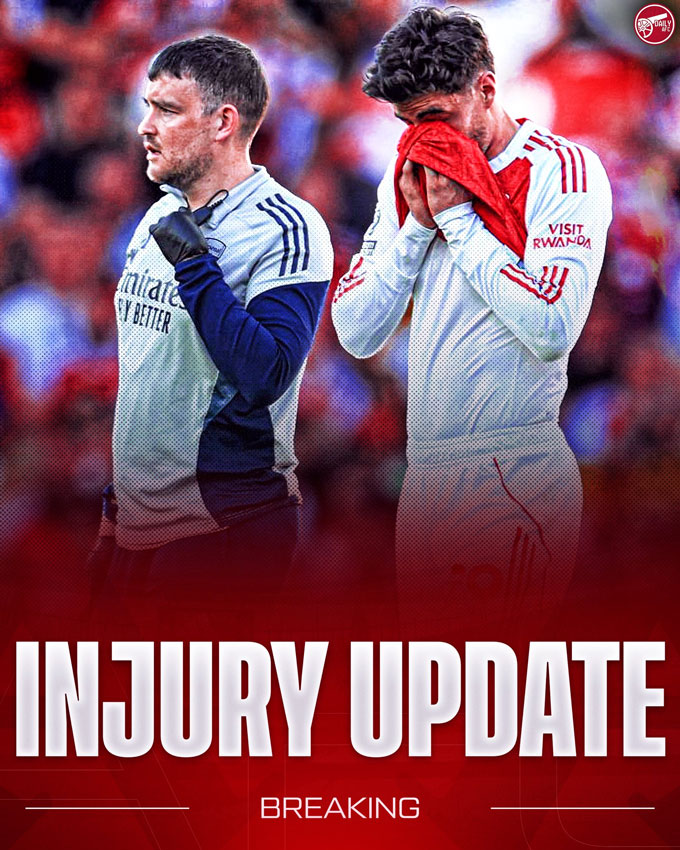 Havertz không thể góp mặt ở trận gặp Atletico do chấn thương - Ảnh: DailyAFC