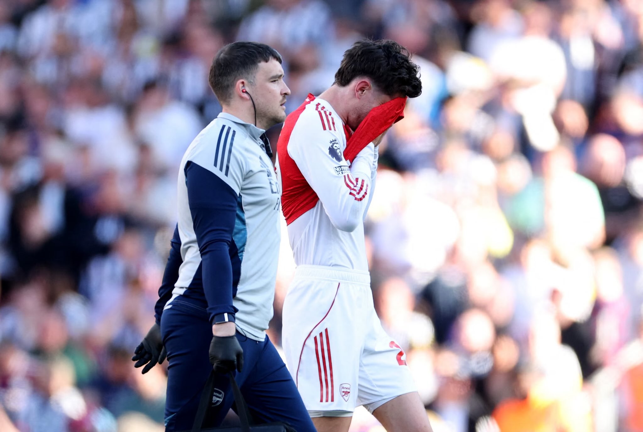 Havertz sẽ phải nghỉ thi đấu dài hạn? - Ảnh: @grimshub