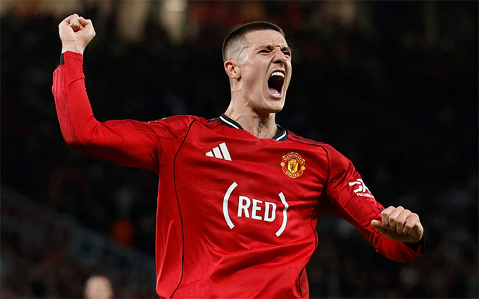 Dưới thời Carrick, Sesko không ít lần ghi bàn giúp MU giành điểm