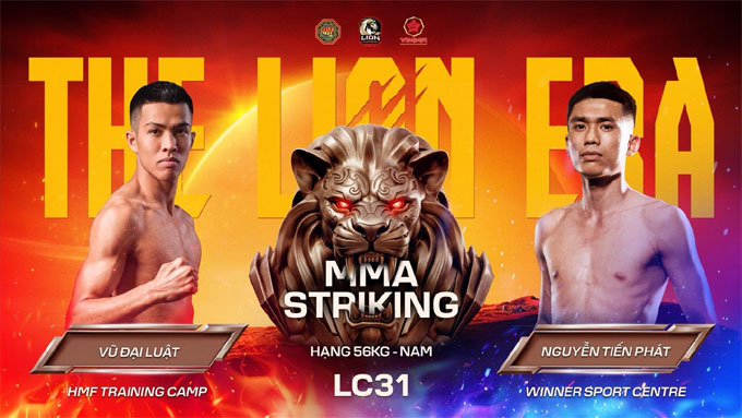Vũ Đại Luật sẽ đối đầu Nguyễn Tiến Phát ở trận 3 hạng MMA Striking 56kg