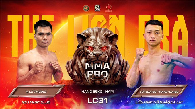 A Lê Thông vs Lò Hoàng Thanh Sang hứa hẹn một trận chiến Striking mãn nhãn