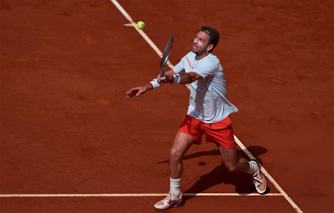 Norrie không gây được nhiều khó khăn cho Sinner. Ảnh: ATP