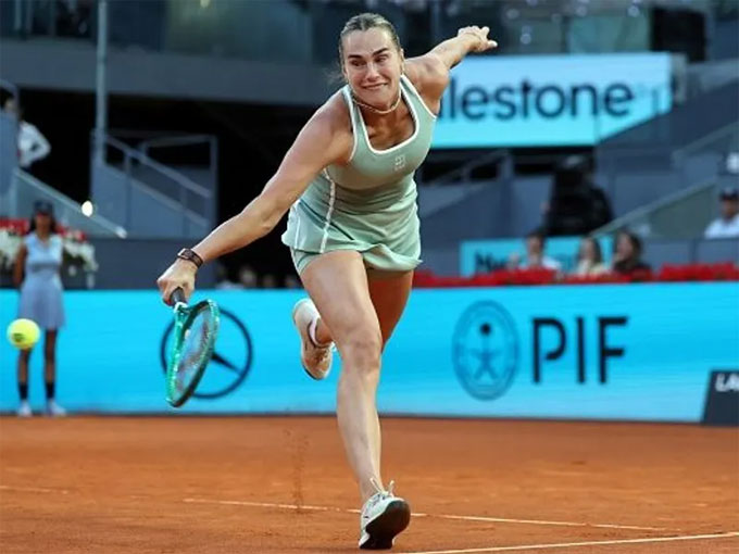 Sabalenka đứt chuỗi 15 trận thắng liên tiếp. Ảnh: WTA