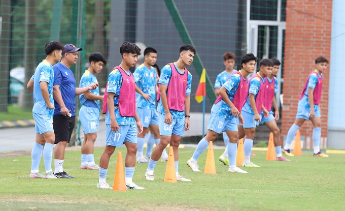 U19 Việt Nam mới có 24 trong tổng 41 cầu thủ được triệu tập 