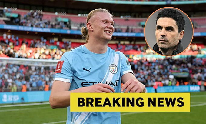 Haaland bị nghi "đá xoáy" Arsenal