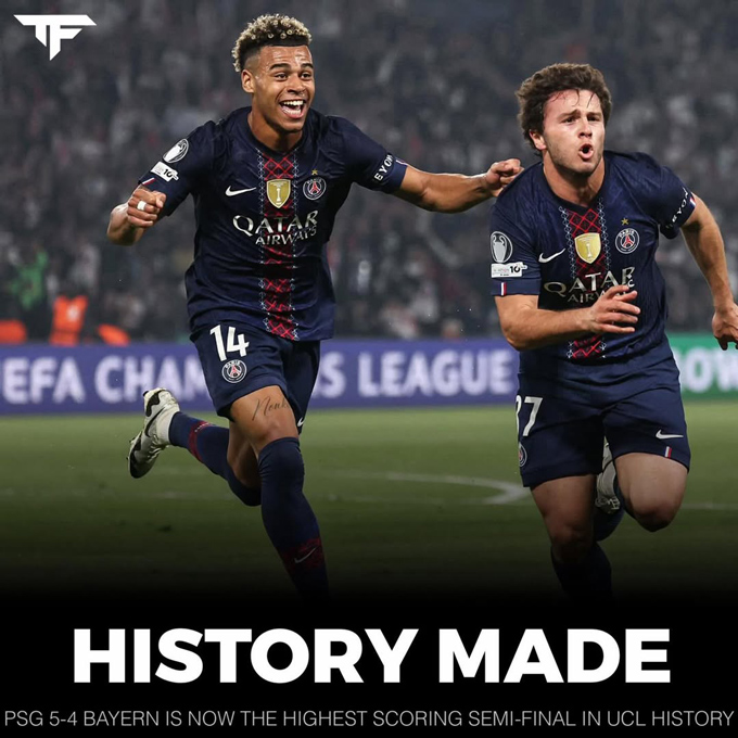 Đây là một trong những trận knock-out nhiều bàn nhất lịch sử Champions League - Ảnh: transfer.futbol