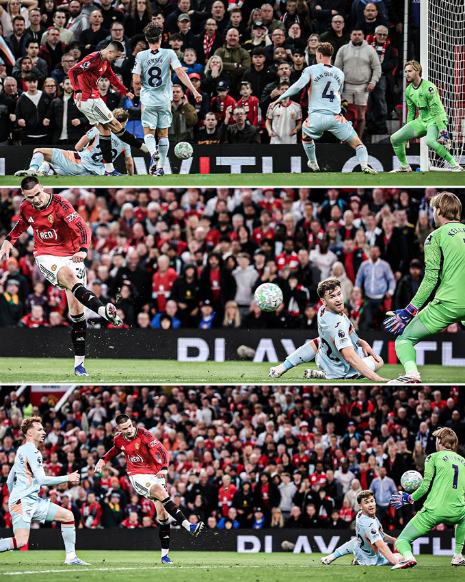 Sesko cho thấy giá trị của một số 9 với bàn thắng vào lưới Brentford - Ảnh: ESPN