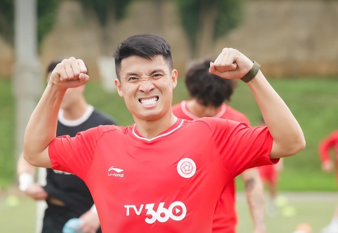 Bùi Tiến Dũng và các đồng đội liệu có thắng được Ninh Bình? - Ảnh: Minh Tuấn 