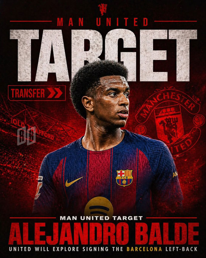Balde nằm trong tầm ngắm của MU - Ảnh: redandblackunited