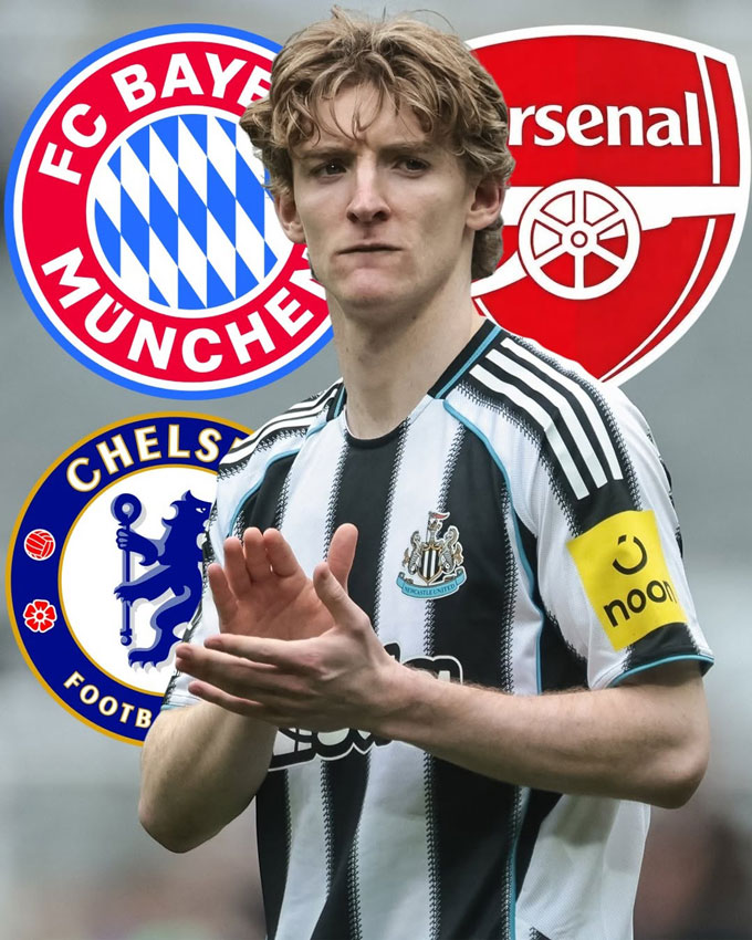 Gordon được 3 ông lớn châu Âu theo đuổi - Ảnh: footballsport960
