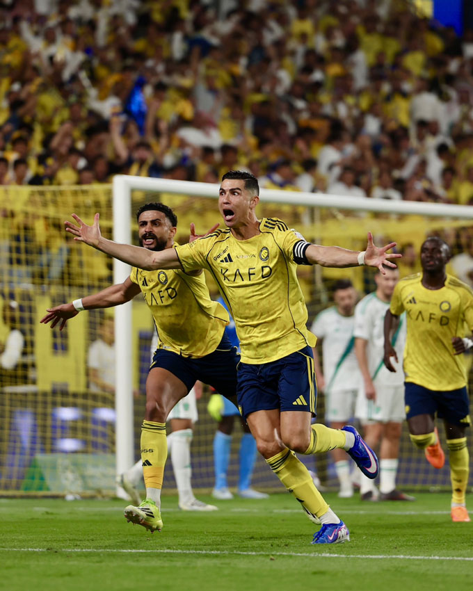 Ronaldo vẫn đang ghi bàn đều đặn tại Al Nassr - Ảnh: Twitter Cristiano Ronaldo