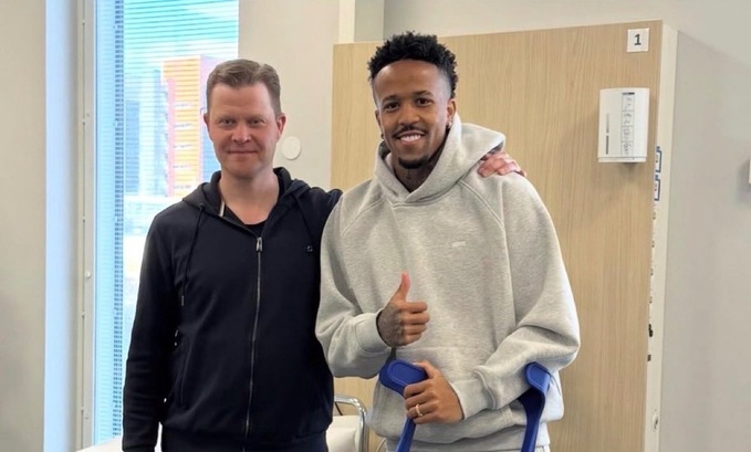 Militao và  bác sĩ Lasse Lempainen.