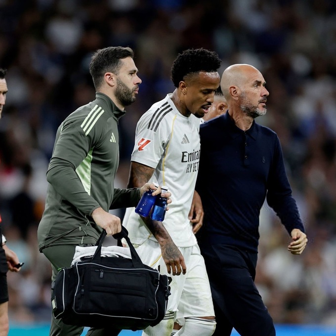 Militao sau đó được chẩn đoán phải nghỉ 5 tháng và bỏ lỡ World Cup 2026.
