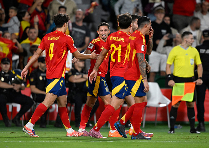 Tây Ban Nha thay đổi nhiều từ trận thua Scotland 0-2  vào tháng 3/2023