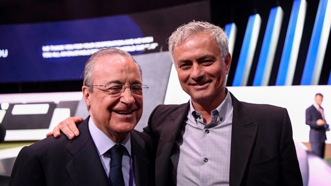 Jose Mourinho gần như là sự lựa chọn duy nhất của chủ tịch Florentino Perez