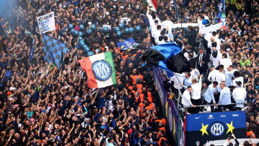 Inter chuẩn bị mở tiệc ăn mừng Scudetto thứ 21 Ảnh: Gazzetta