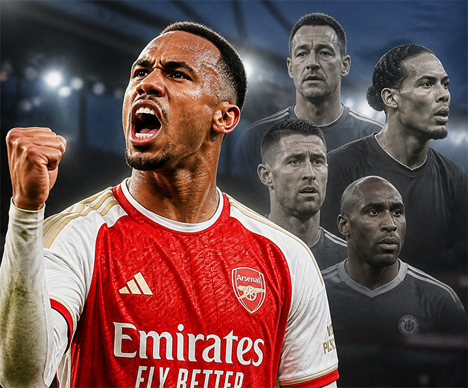Gabriel Magalhaes đã ghi 20 bàn ở Premier League