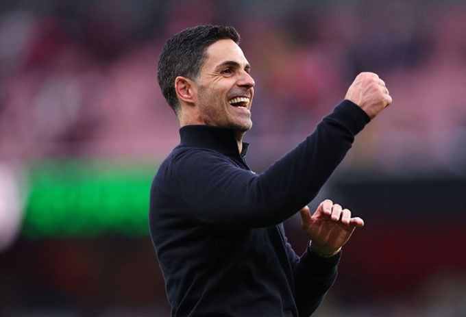 Arteta tranh thủ cà khịa Pep - Ảnh: Fabrizio Romano