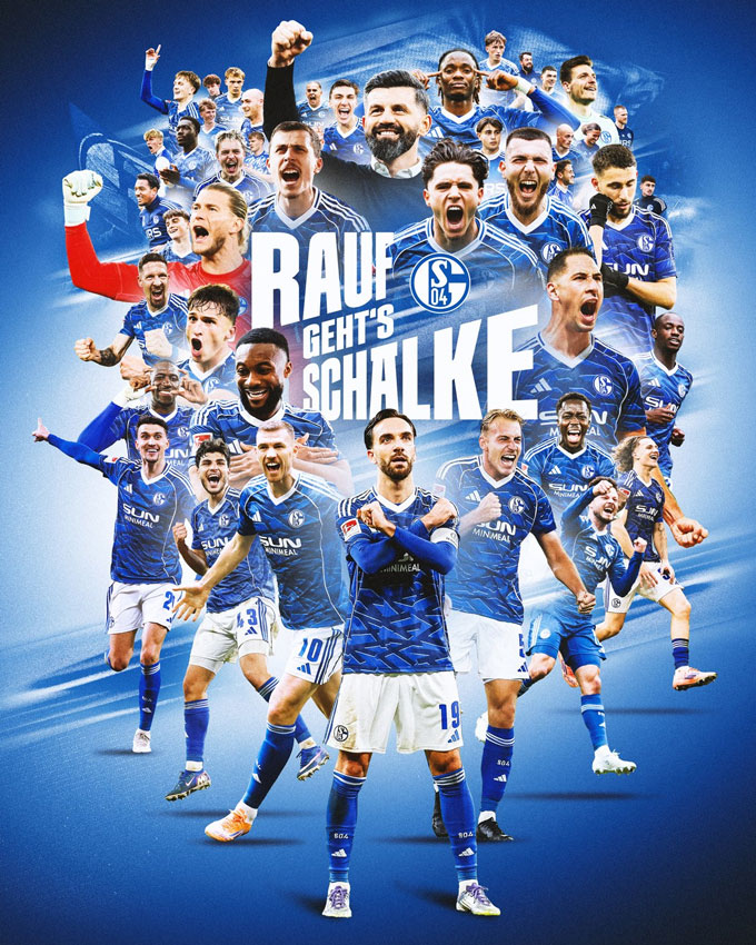 Schalke chính thức trở lại Bundesliga - Ảnh: FC Schalke 04