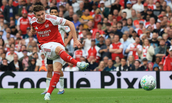 Đến chân sút chủ lực của Arsenal mùa này