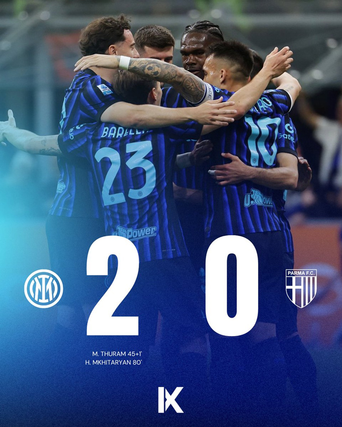 Inter Milan đã chính thức lên ngôi vô địch Serie A