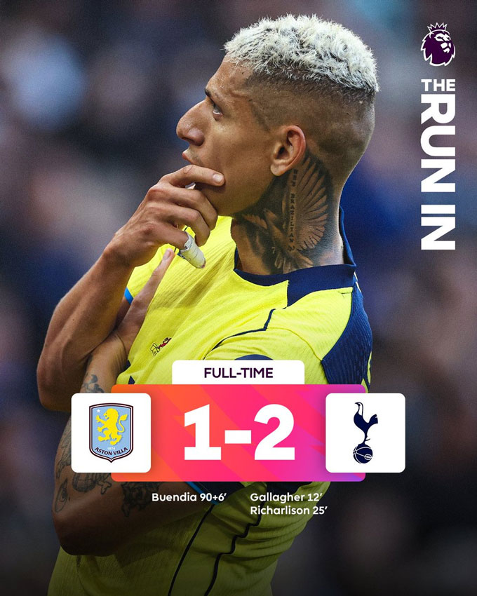 Tottenham đánh bại Aston Villa ngay trên sân đối thủ - Ảnh: Premier League