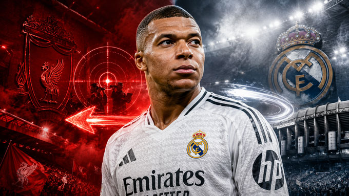 Liverpool sẵn sàng giải cứu Mbappe khỏi tình trạng khó khăn tại Real