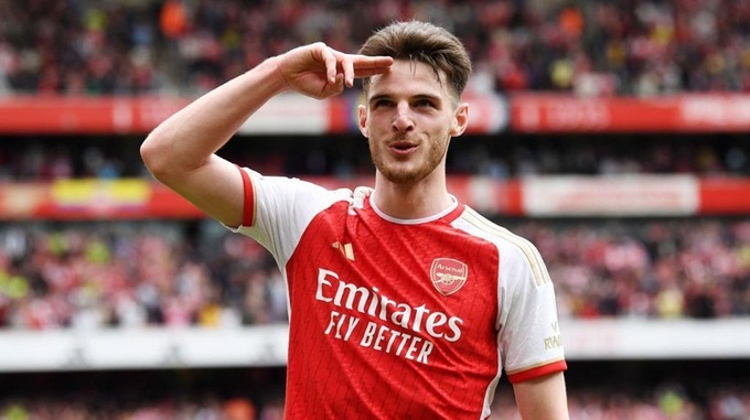 Rice là linh hồn trong lối chơi của Arsenal