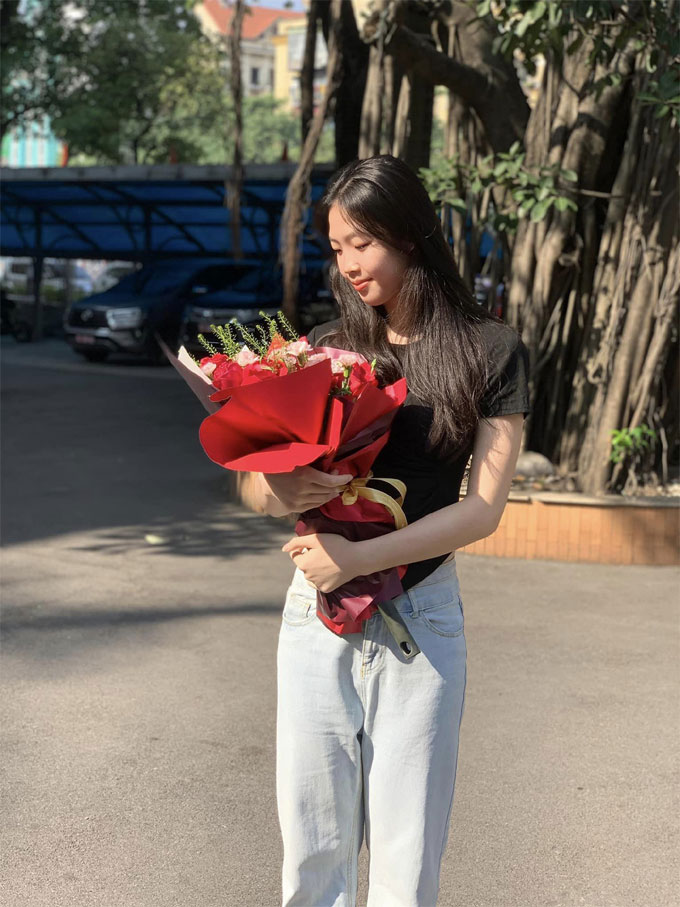 Thi đấu ở vị trí chủ công, Quỳnh Hương là nhân tố đầy triển vọng