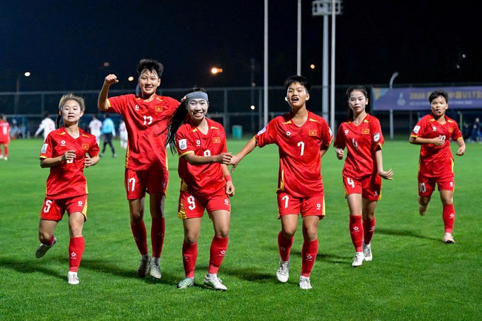 U17 nữ Việt Nam đứng nhì bảng sau vòng bảng 