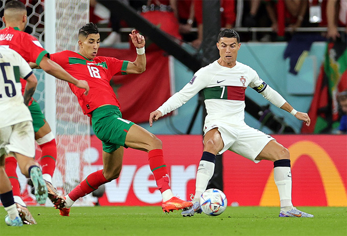 Bồ Đào Nha bị Morocco loại ở World Cup 2022