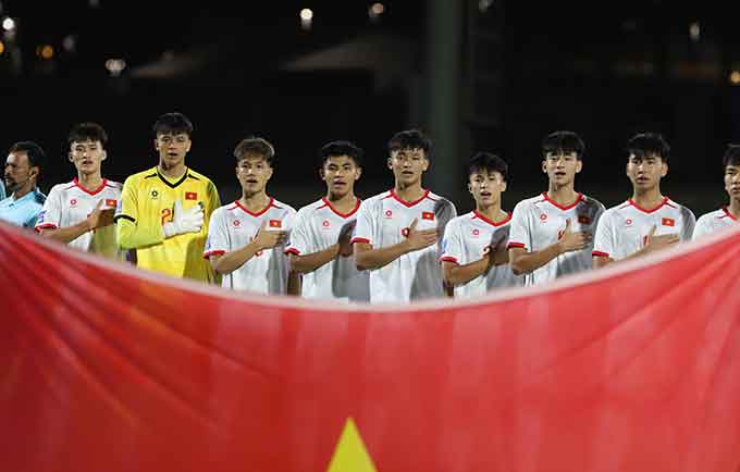 U17 Việt Nam lần đầu tiên thắng sau 10 năm ở giải U17 châu Á - ẢnhL VFF 