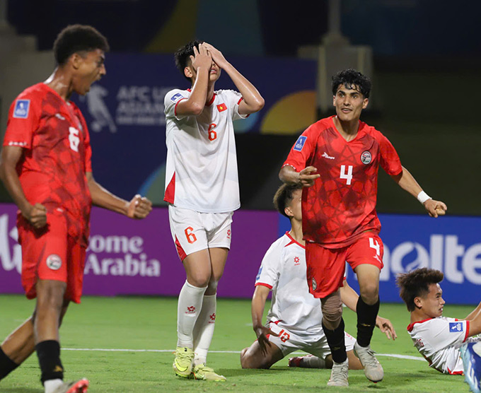 U17 Việt Nam bỏ lỡ nhiều cơ hội - Ảnh: VFF 