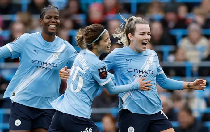 Man City vô địch Premier League nữ sau cú sảy chân của Arsenal - Ảnh: The Telegraph