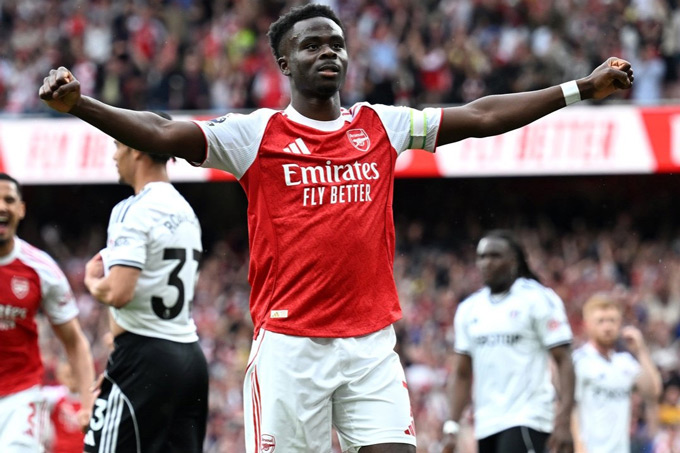 Saka là niềm hi vọng số 1 của Arsenal