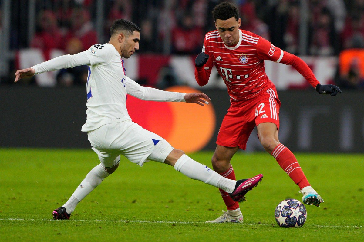 Trong trận lượt về gặp PSG, Musiala vẫn không thể tạo ra ma thuật