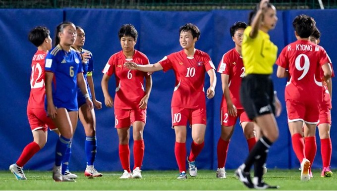 U17 nữ Triều Tiên là 1 trong 8 đội vào tứ kết 