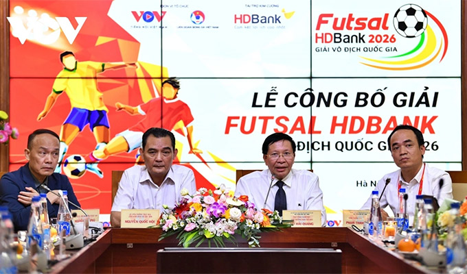 Lễ công bố Giải Futsal Vô địch Quốc gia HDBank 2026 