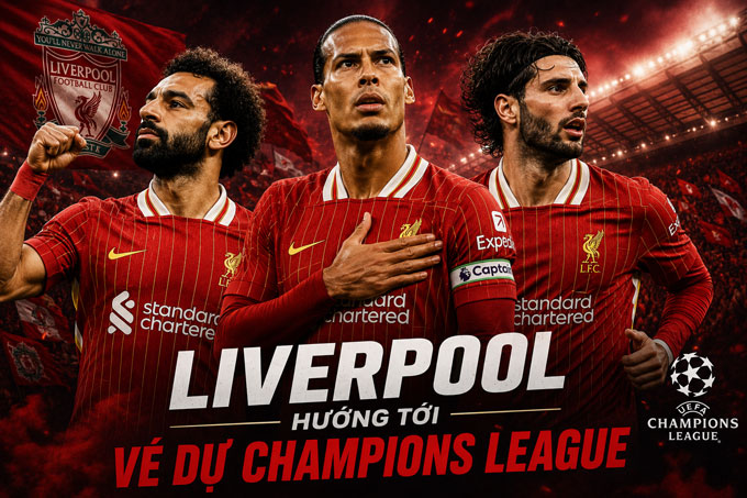 Liverpool đang tiến rất gần tới vé dự Champions League mùa tới
