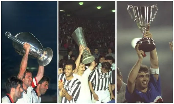 Serie A từng có 3 đội vô địch cả 3 cúp châu Âu trong mùa 1989/90 - Ảnh: talkSPORT