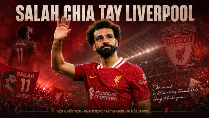 Salah sẽ rời Liverpool vào cuối mùa giải này
