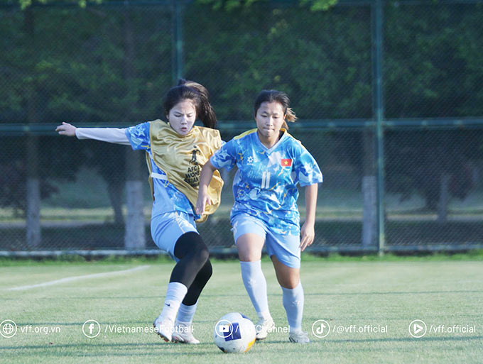 U17 nữ Việt Nam tự tin trước trận tứ kết VCK U17 nữ châu Á 2026