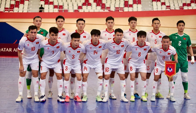 ĐT futsal nam Việt Nam xếp hạng 22 thế giới. Ảnh: Phan Hồng 