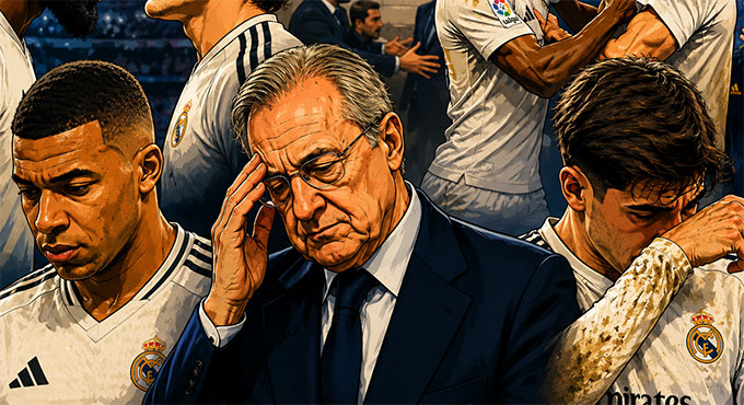  Real Madrid đang chìm trong hỗn loạn 